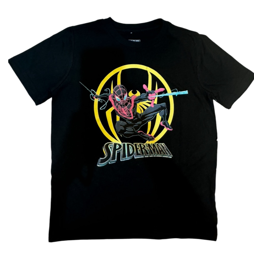 Spider-Man T shirt for kids, size S, color black